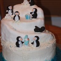 Penguin Winter Wonderland I was in charge of our Christmas Party this year and I work with atmospheric/weather scientists. I thought they would appreciate penguins...