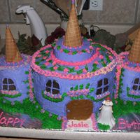 Castle Cake This is the castle cake I made for my niece's 3rd birthday, she has a huge family so we needed to feed alot. Very nerveracking. But I...