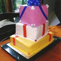 Daughter's 16Th Can you tell I don't know how to use fondant yet? Frosting only.