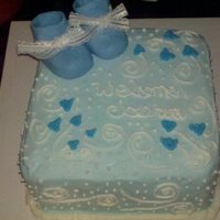 Baby Boy Shower Cake 