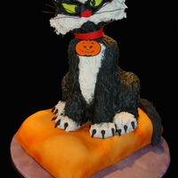 Hallowen Cake Cat 