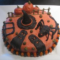 Hallaween Cake 