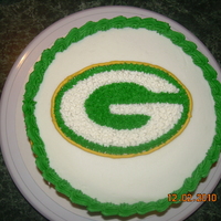Greenbay Packers All done in buttercream.