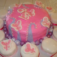 Butterflies For Joanne This was for a second time customer. I like how it turned out. Of course, lots of little flaws. My cream cheese icing would not crust for...