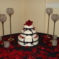 Classic Design I bet I made this same cake 5 times last year. Brides really like it. I think we've all made this cake, huh?