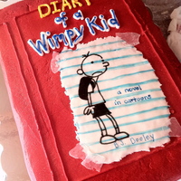 Diary Of A Wimpy Kid Chocolate cake, cookies & cream filling, Buttercream