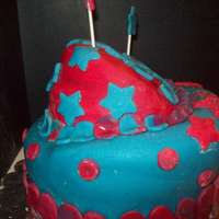 First One...needs Some Work bottom tier was chocolate and vanilla with a lemon buttercream icing, top tier was chocolate with a vanilla icing.