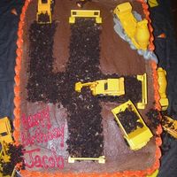 Construction Cake My littliest ones big day..all buttercream