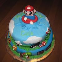 Mario Cake Everything out of fondant