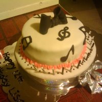 Music Note Cake music