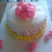 Hello Kitty Theme hello kitty round cake