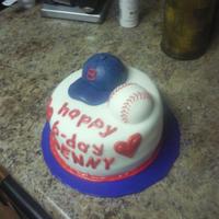 Jenny's Birthday One my dearest friends just happens to love the Red Sox. Bless her heart :) Chocolate cake, vanilla almond buttercream, and marshmallow...