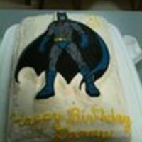Holy Birthday Cake, Batman! Batman birthday cake made using frozen buttercream transfer (FBCT). All buttercream.