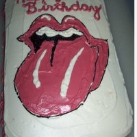Rolling Stones Tongue For this cake I tried to replicate the design of the Rolling Stones tongue logo. This was before I had any cake clases and learned about...
