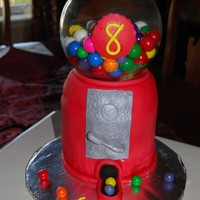Gumball Machine This cake was sooooo much fun to make. Inspiration for this one came from many CC cakes. The customer LOVED it!