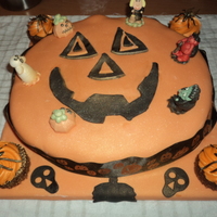 Pumkin Cake chocolate fudge cake