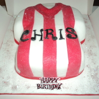 Football Shirt Cake Sunderland shirt