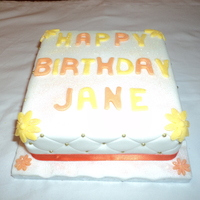 Simple Square Sponge Cake 