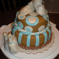 Mocha Cake For Baby Shower Okay so this newest cake is for a lady having twins. Its a Mocha cake with whipped mocha filing, italian chocolate buttercream and white...