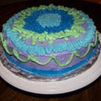 Goof Off Just used the left over icing from class.