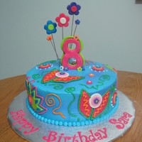 Wizards Of Waverly Place Inspired Cake This cake from made from a photo given to me inspired by Wizards of Waverly place. It is made in buttercream with MMF decorations