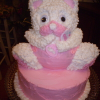 Bear Cake 3 D teddy bear cake pink
