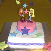 Bratz Birthday Cake Fondant Bratz Birthday Cake