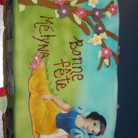 Snow White Birthday cake of my little 3 years old girl!
