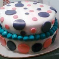 First Fondant Cake My first fondant cake!