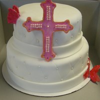 Christening Cake This cake was for a little girls' Christening.