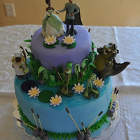 The Princess And The Frog One of my favorite cakes yet. I love making cakes for my daughter and this one was no exception. Someone had shown me a photo of a cake...