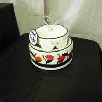 Love Birds Bridal Shower Cake Bridal shower cake for my best friend....matched the invites :)