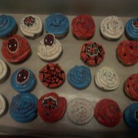 Spiderman Cupcakes spiderman cupcakes for my son's class