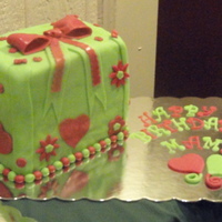 Pink And Green Birthday 