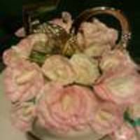 50Th Anniversary Cake This is a 50th wedding anniversary cake that my friend and I just did, pretty boring, but it's what the customer wanted!