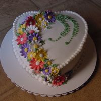 Mame's Heart Daisy Cake 