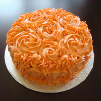 Rosette Buttercream Carrot Cake 