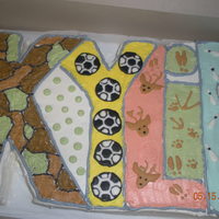 Kylies Birthday Cake this cake was for my daughters best friend it was first cake made after 2nd wilton class..first time using color flow. put her favorite...