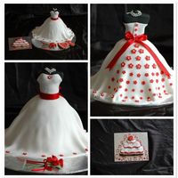 Hen Night! I've been wanting to do a hen night cake for sooooooooooooooo lomg!! So here it is. Dress is wonder mold pan, chocolate fudge cake...