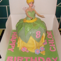Tinkerbell this is a cake i made for a little girl who turned 8. customer spec was "likes tinkerbell & all things fairy"..so i hope i...