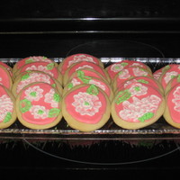 Brushed Embroidery Cookies Used Alibee's tutorial, and Bake at 350's Royal icing recipe. This was a VERY easy technique and I loved doing it. I think they...