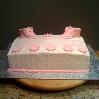 Baby Shower Baby shower cake with booties