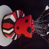 Queen Of Hearts Madhatter I made this madhatter cake at Handi's cakes course in Sydney. I loved doing it all except the stripes! I was warned that the stripes...