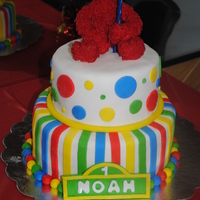 Elmo Birthday Cake I made this cake for my sons first birthday! My second cake!