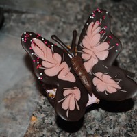 Butterfly Cupcakes I made 65 of these cupcakes for my mom to take to work. Valentines for the residents at an assistant living center. Cupcakes are dark...