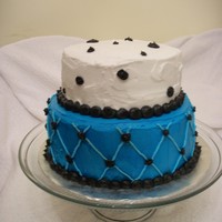 Birthday Cake Birthday cake for 24 year old. White cake covered in buttercream.