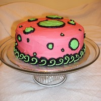 Birthday Cake Birthday cake for 15 year old. White cake covered with Buttercream.