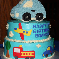 Brandon's 1St Birthday Cake 