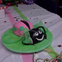 Lady Bug Little Lady Bug cake for a friends birthday