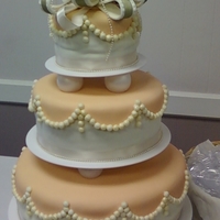 Scott & Beth's Wedding Cake I made this cake for my brother when he got married...my first ever wedding cake!!